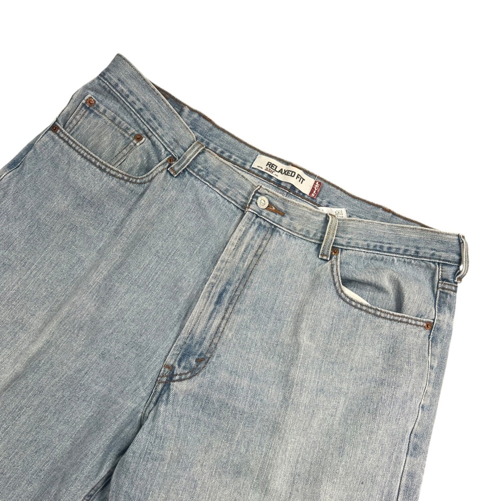Levi's 550 Jeans Men 42x30 Light Wash Relaxed Fit Denim 00550-4834